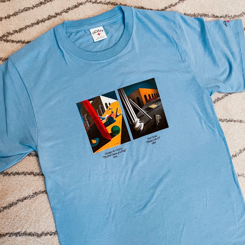 NOAH New Order (band) Baby Blue Collab Tee Shirt